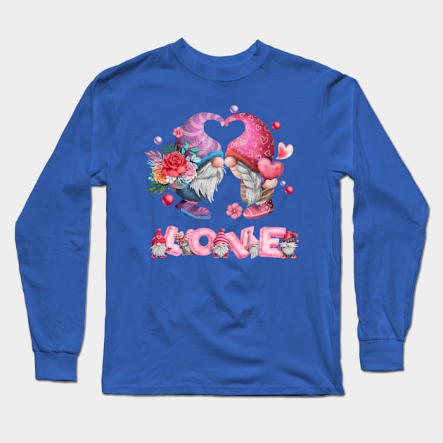 FAIRY GNOMES IN LOVE Long Sleeve T-Shirt by KutieKoot T's